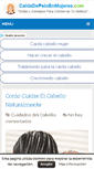 Mobile Screenshot of caidadepeloenmujeres.com